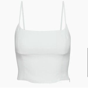 Aritzia Wilfred Basel Bustier in GLOSS GREEN